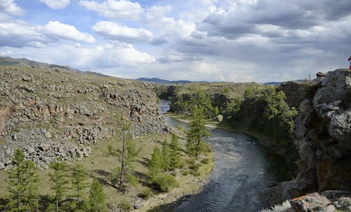 Video. Protected natural areas “Chuluut river canyon”. Mongolia.