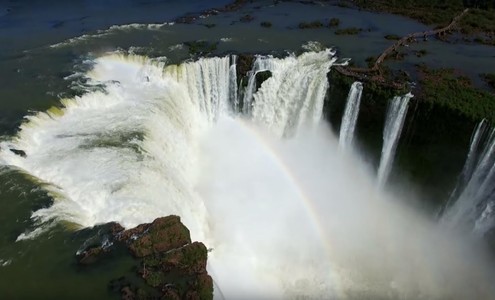 Видео. Водопад Игуасу. Национальный парк Игуасу. Аргентина-Бразилия.