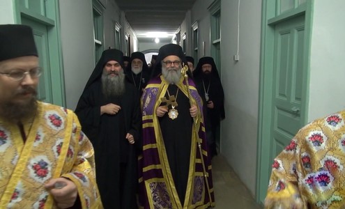 Video. Athos Academy. Patriarch John X of Antioch on Mount Athos.