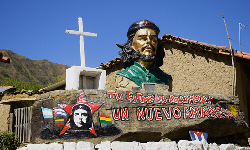 Video. Place of death of Che Guevara. Bolivia. 4K.