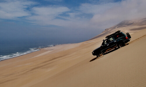 Video. Route of Dakar Rally. Atacama Desert. Peru.