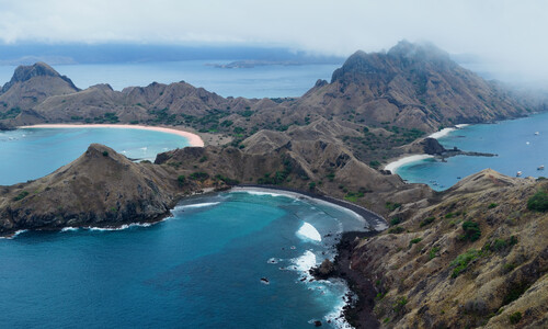 Video. Padar Island. Komodo. Indonesia. 4K.
